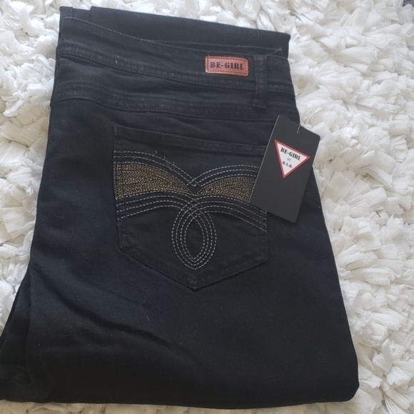 Black be-Girl skinny jeans size 22 - Picture 3 of 7